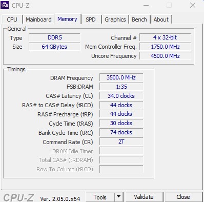 Image 60494, galerie Test RAM : G.SKILL Trident Z5 RGB 2x32 Go 6400 MT/s CL32, un sans-faute !