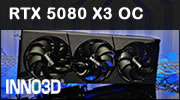 Test INNO3D GeForce RTX 5080 X3 OC : deux slots, trois ventilateurs, SFF