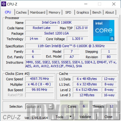 Image 44501, galerie Test processeurs Intel Core i5-11600K, Core i7-11700K et Core i9-11900K : une gnration sacrifie