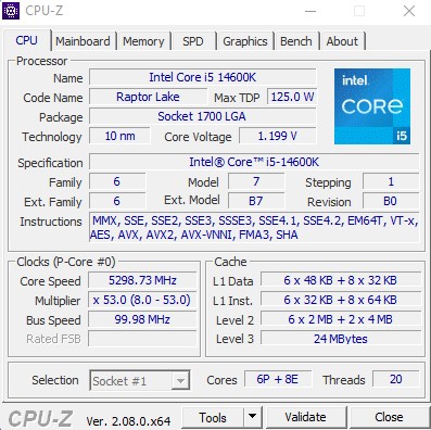 Image 61237, galerie Test processeurs Intel Core : i5-14600K, i7-14700K et i9-14900K