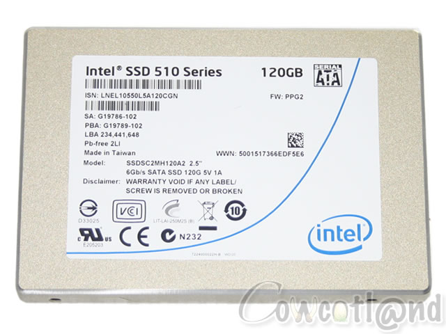 Image 11951, galerie SSD Intel 510 120 Go : SATA 6.0 inside