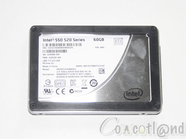 Image 14956, galerie Test SSD Intel 520 Series 60 Go