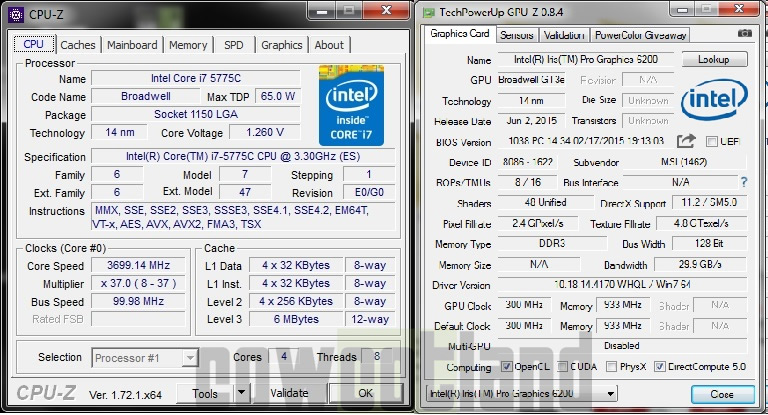 Image 27668, galerie Test processeur Intel Core i7-5775C