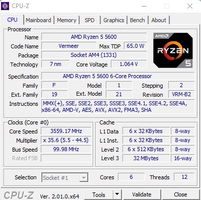 Image 50273, galerie AMD Ryzen 5 5600 VS Intel I5 12400 : Le match de CPU sous les 200 euros
