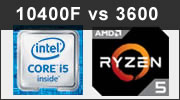 Quel processeur choisir ? Intel Core i5-10400F ou AMD RYZEN 5 3600