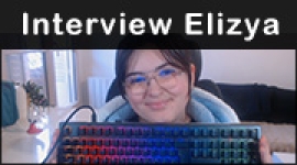 Cliquez pour agrandir ELIZYA, speedrunneuse, teste un clavier Hall Effect pour Cowcotland