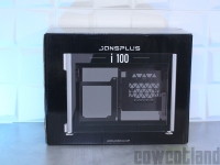 Cliquez pour agrandir Test boitier ITX JONSPLUS i100 Pro : mais qu'il est beau