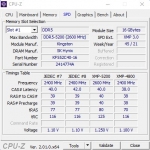 Cliquez pour agrandir Test m�moire DDR5 Kingston Fury 2 x16 Go 5200 C40, on aurait pas cru !