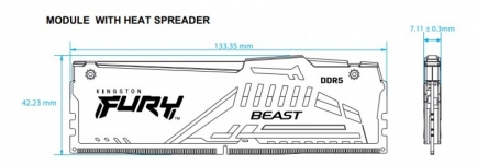 Cliquez pour agrandir Test RAM Kingston Fury Beast 6000 c36 2 x 16 Go : Un excellent rapport qualit/prix ?