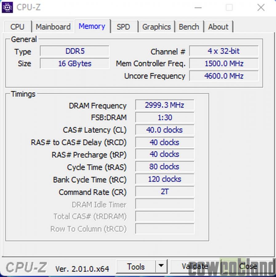 Image 49154, galerie Test mmoire DDR5 2 x 8 Go Kingston Fury 6000 C40 : Enfin une solution conomique !