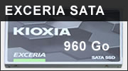 Test SSD KIOXIA EXCERIA SATA 960 Go : Plus de 500 Mo/sec 