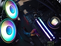 Cliquez pour agrandir Kolink Umbra Void AIO 240 mm, du RGB � petit prix
