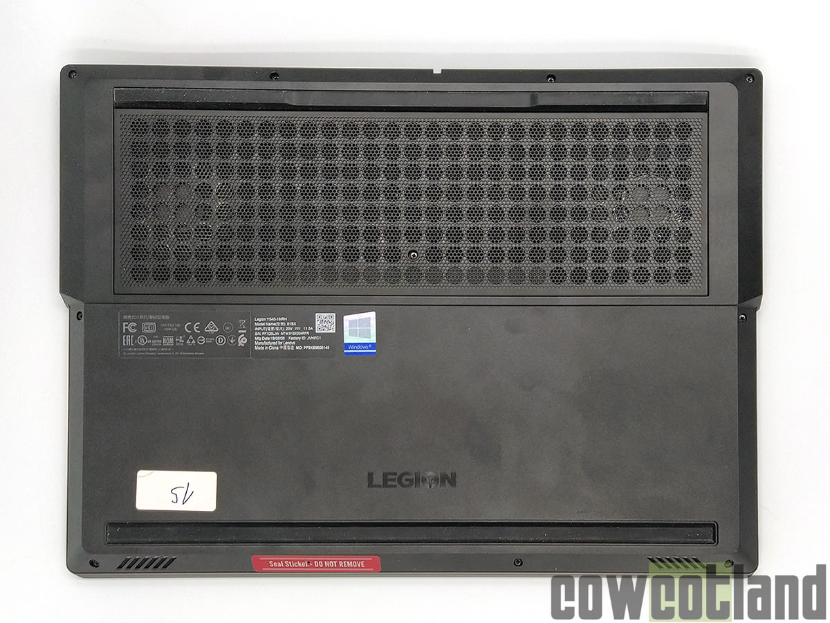 Image 41775, galerie Test ordinateur portable Gamer Lenovo Legion Y540