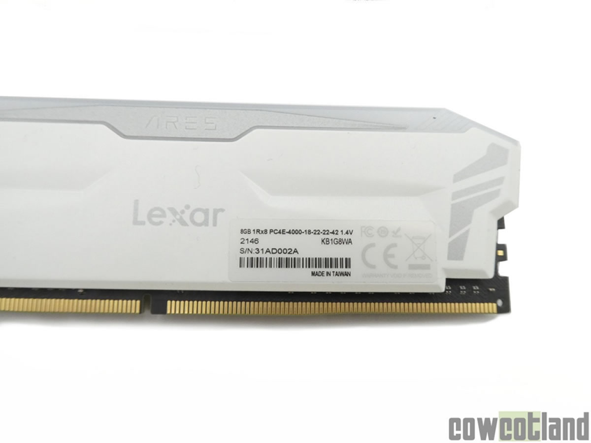 Image 47741, galerie Test mmoire Lexar Ares RGB DDR4 2 x 8 Go 4000MHz : L'excellente surprise ?