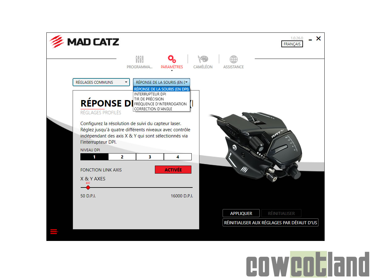Image 39460, galerie Test souris Gaming Mad Catz R.A.T. 8 +