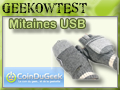 Mitaines/Moufles USB chauffantes