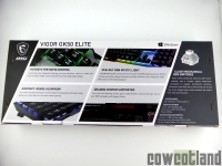 Cliquez pour agrandir Test clavier mécanique MSI Vigor GK50 Elite