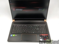 Cliquez pour agrandir Test ordinateur portable MSI GS75 8SG