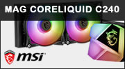 MSI MAG CORELIQUID C240, bien plus que du RGB !