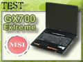 MSI MegaBook GX700 Extreme