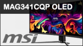 Cliquez pour agrandir MSI MAG 341CQP QD-OLED : De l'OLED � bas prix