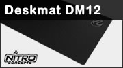 Test tapis de souris Nitro Concepts Deskmat DM12