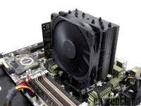 Cliquez pour agrandir Test ventirad Noctua NH-U12S chromax.black