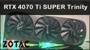 Test ZOTAC GeForce RTX 4070 Ti SUPER Trinity Black Edition : Noir c'est noir, mais avec un peu de RGB