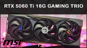 Test MSI GeForce RTX 5060 Ti 16G GAMING TRIO OC : vive le dragon RGB !