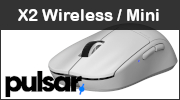 Test souris Pulsar X2 Wireless & X2 Mini Wireless