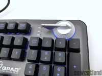 Cliquez pour agrandir Test clavier mécanique QPAD MK95, des fonctionnalités originales !