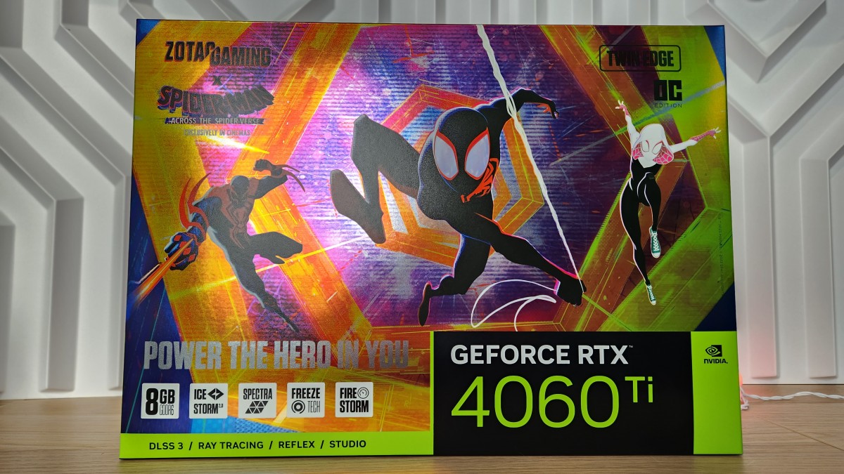 Image 57173, galerie Test ZOTAC GAMING GeForce RTX 4060 Ti 8 Go Twin Edge OC Spider-Man: Across The Spider-Verse