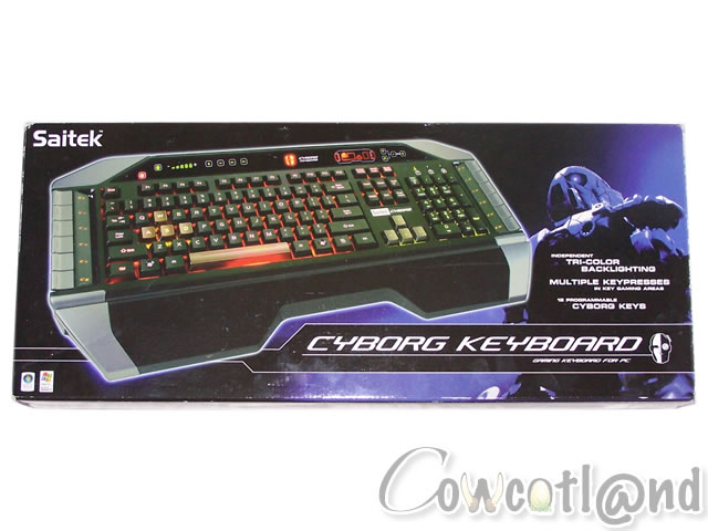 Image 8883, galerie Saitek Cyborg Keyboard, 100 % Gamer et Geek ?