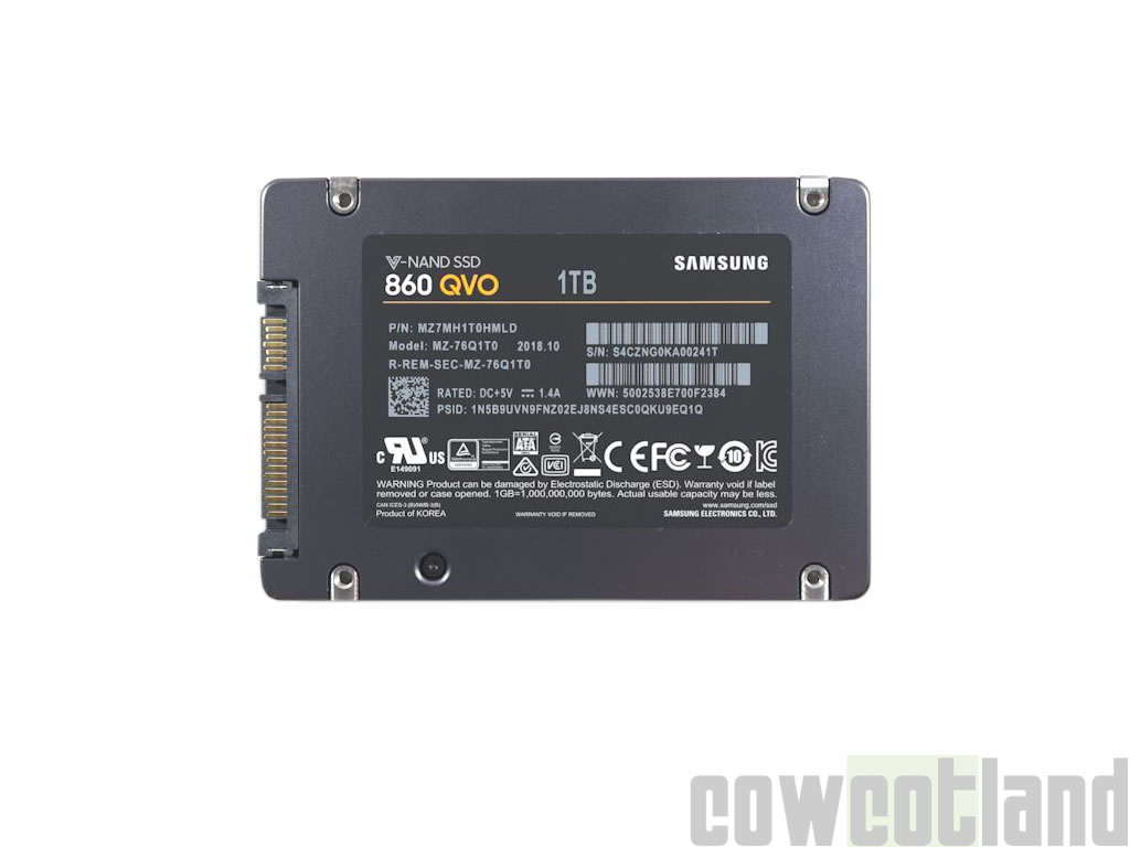 Image 37844, galerie Test SSD Samsung 860 QVO 1 To