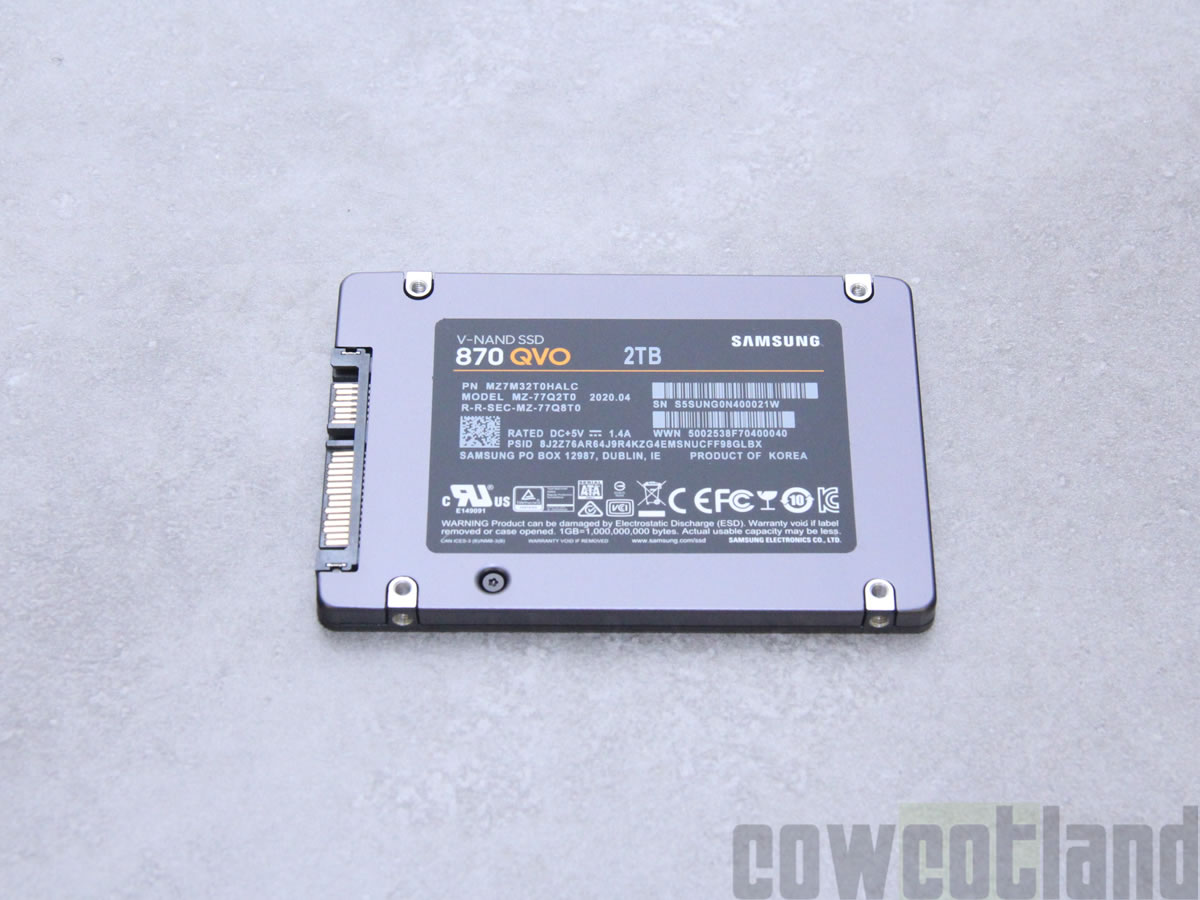 Image 42436, galerie Test SSD Samsung 870 QVO 2 To : Tout simplement bien trop cher