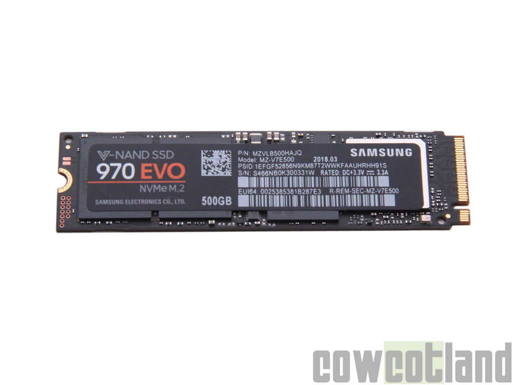 Image 36461, galerie Test SSD Samsung 970 EVO 500 Go