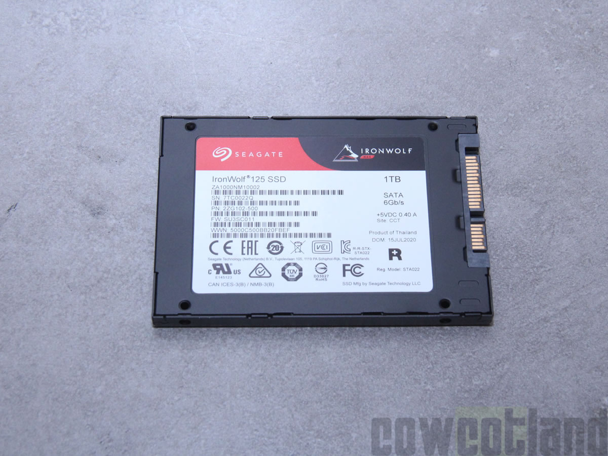 Image 42997, galerie Test SSD Seagate Iron Wolf 125 1 To : Le meilleur SSD SATA ?