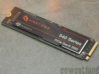 Cliquez pour agrandir SSD Seagate Firecuda 540 2 To : 10000 Mo/sec qui sont chauds bouillants