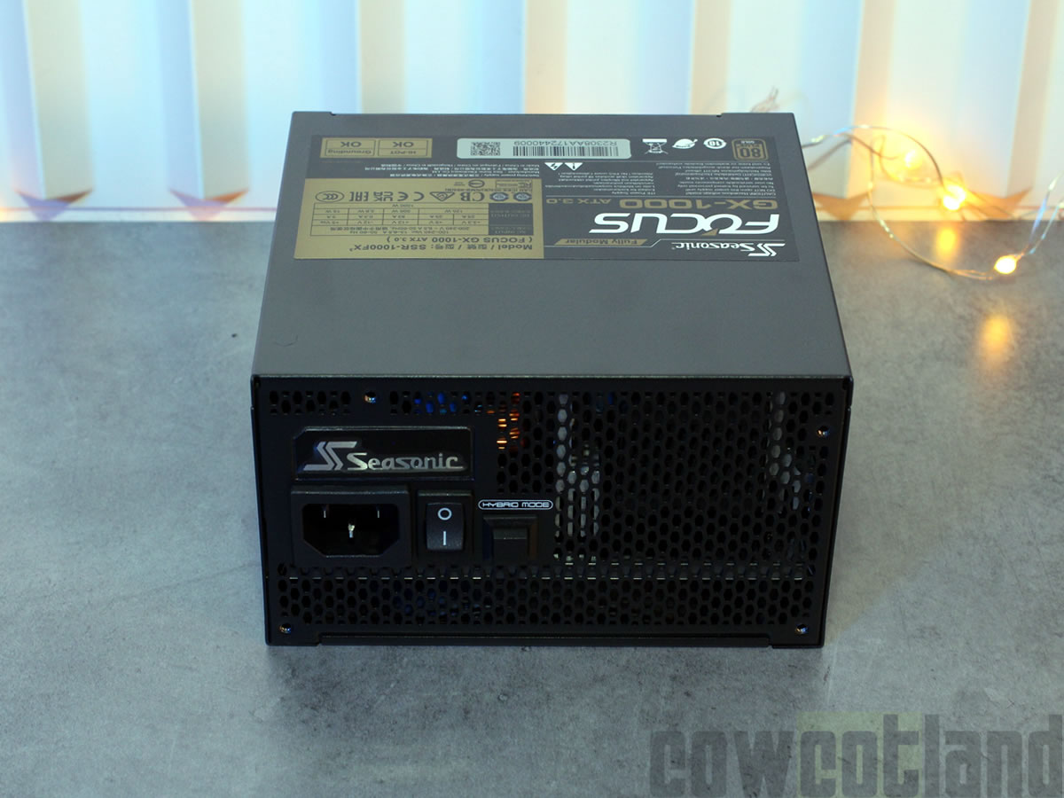 Image 60907, galerie Test alimentation Seasonic Focus GX ATX 3.0 1000 watts : Simplement parfaite ?