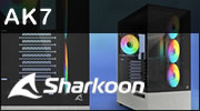 Sharkoon AK7 ARGB : un boitier panoramique styl