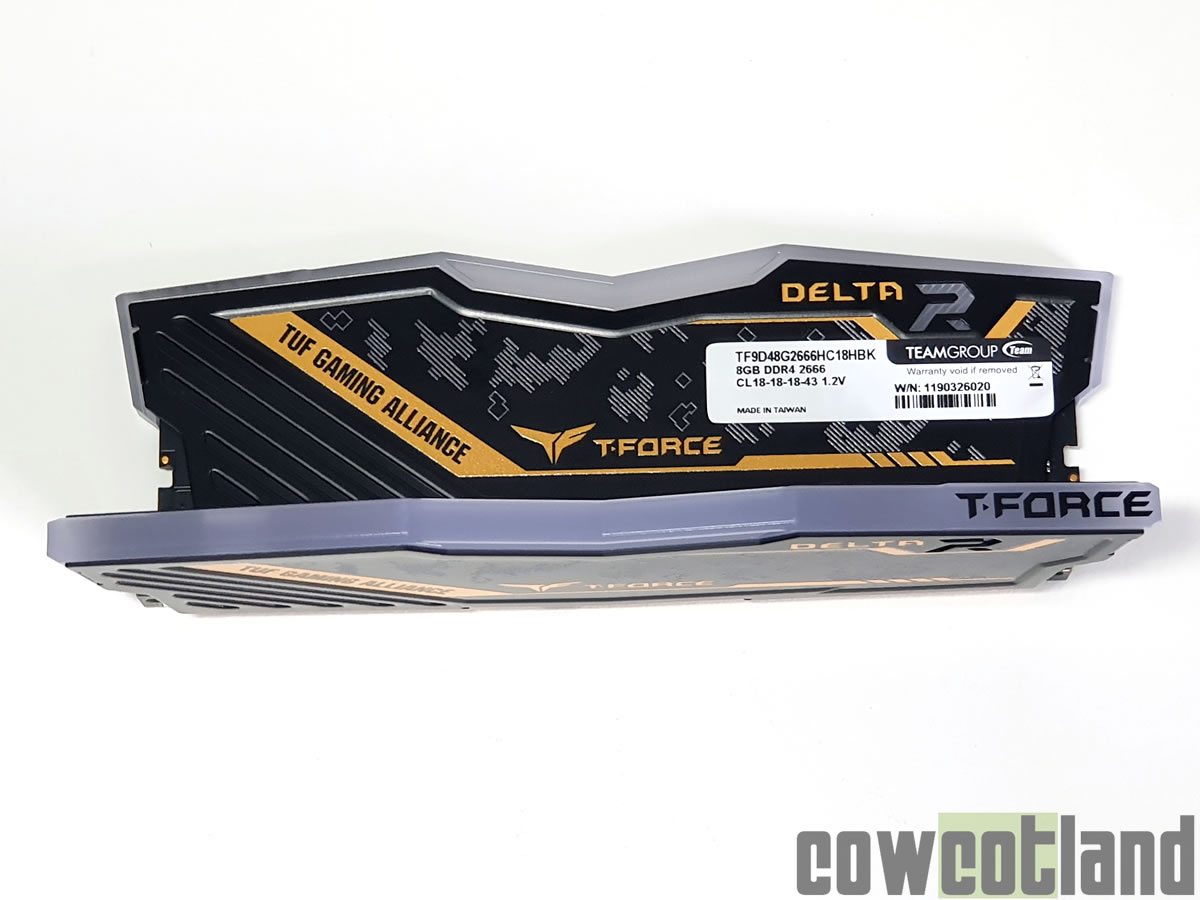 Image 39648, galerie Test DDR4 TeamGroup T-Force Delta RGB TUF