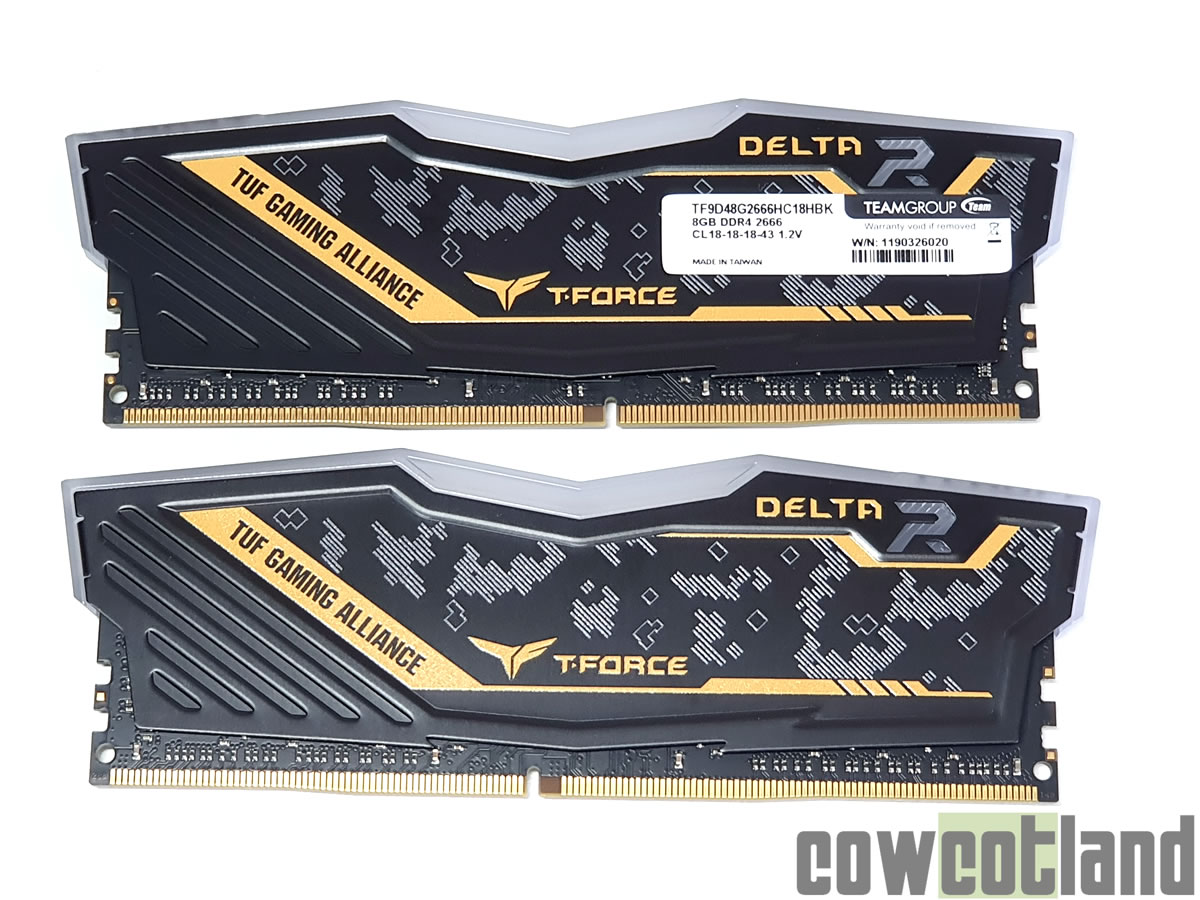 Image 39649, galerie Test DDR4 TeamGroup T-Force Delta RGB TUF