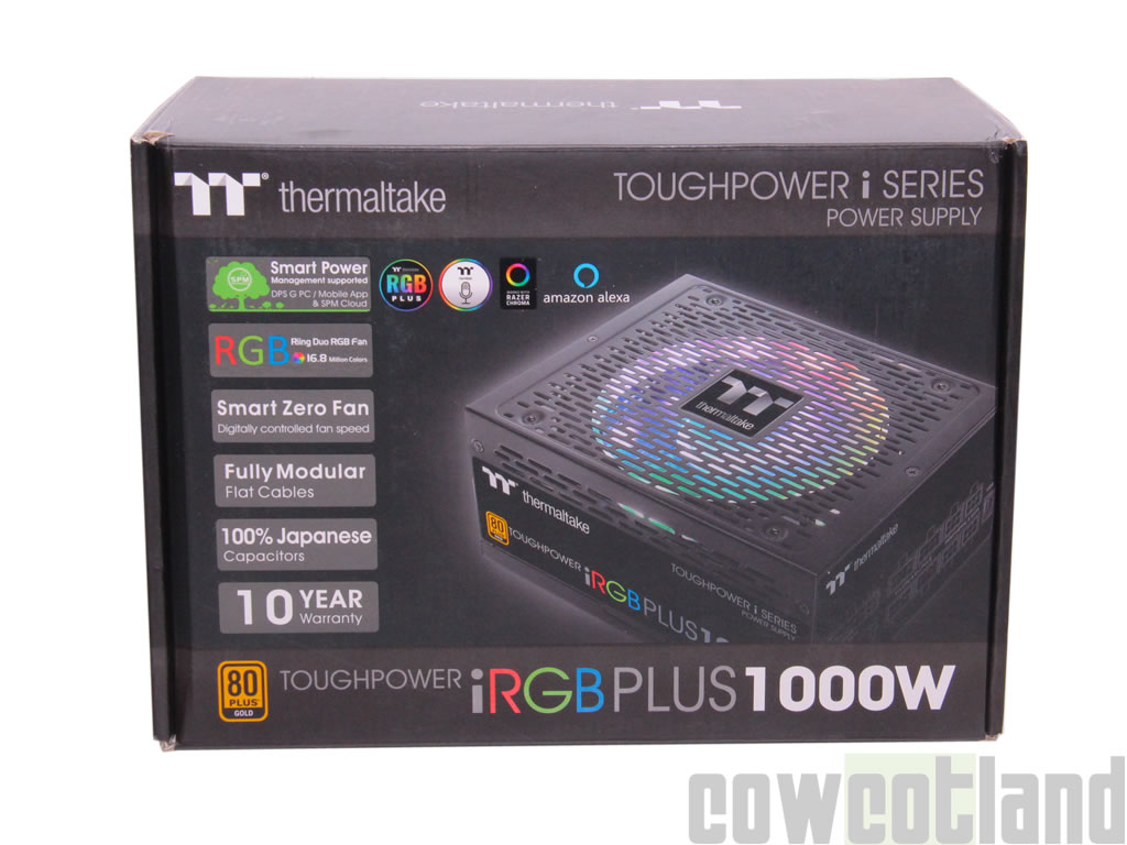 Image 38180, galerie Test alimentation Thermaltake Toughpower iRGB PLUS 1000 watts