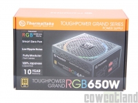 Cliquez pour agrandir Test alimentation Thermaltake Toughpower Grand RGB 650 watts