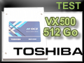 Test SSD Toshiba VX500 512 Go