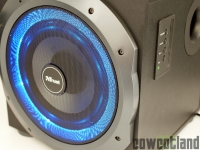 Cliquez pour agrandir Test enceintes Trust GXT 688 Torro 2.1 (LED inside)