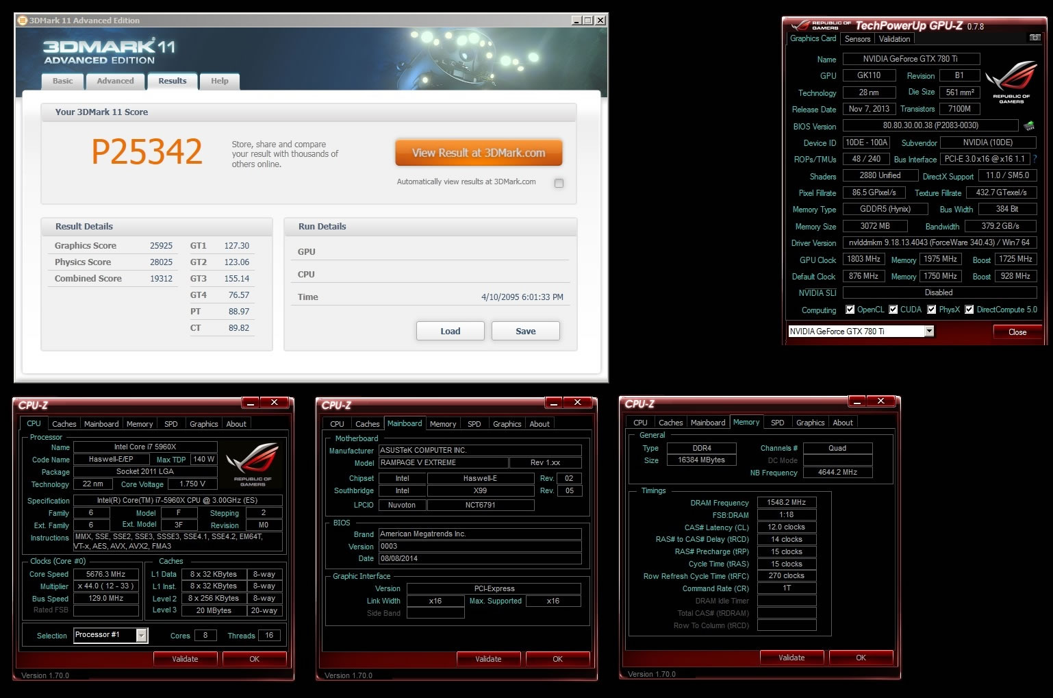 Image 24557, galerie Wizerty OC : World Record X99 & ASUS Rampage V Extreme