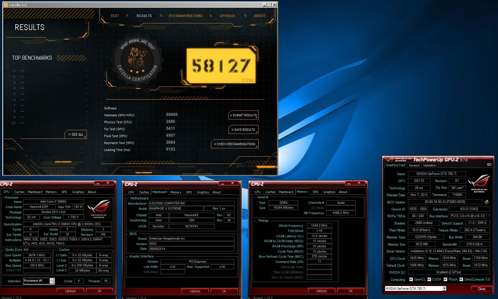 Image 24568, galerie Wizerty OC : World Record X99 & ASUS Rampage V Extreme