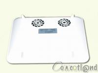 Cliquez pour agrandir Zalman NC1500 White, du bon froid pour le portable