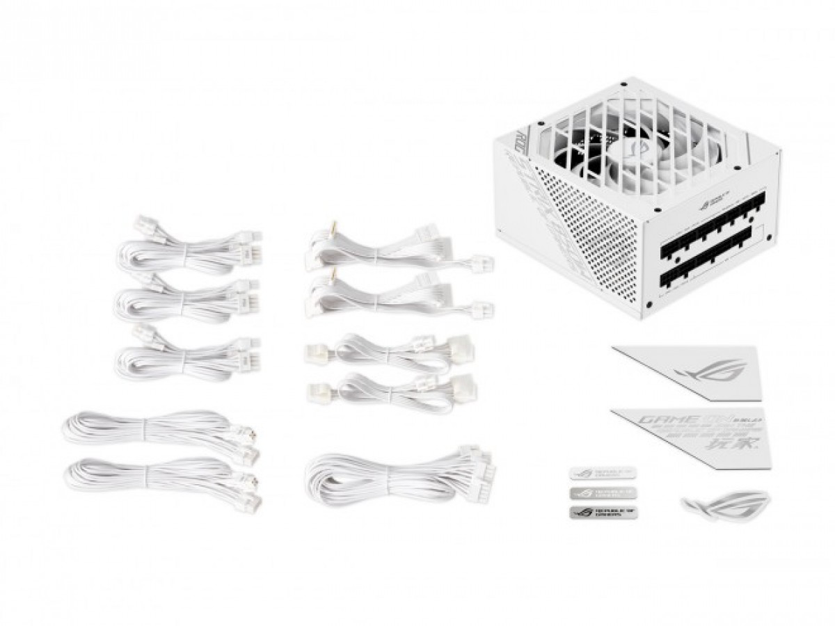 ALIM 850W ASUS - ROG STRIX 850G POWER SUPPLY WHITE EDITION - 80 PLUS GOLD  -FULL MODULAIRE